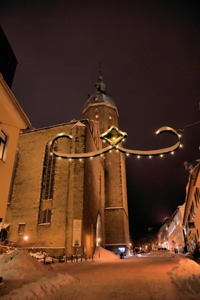 Die St.-Annen-Kirche im Winter — Stockfoto