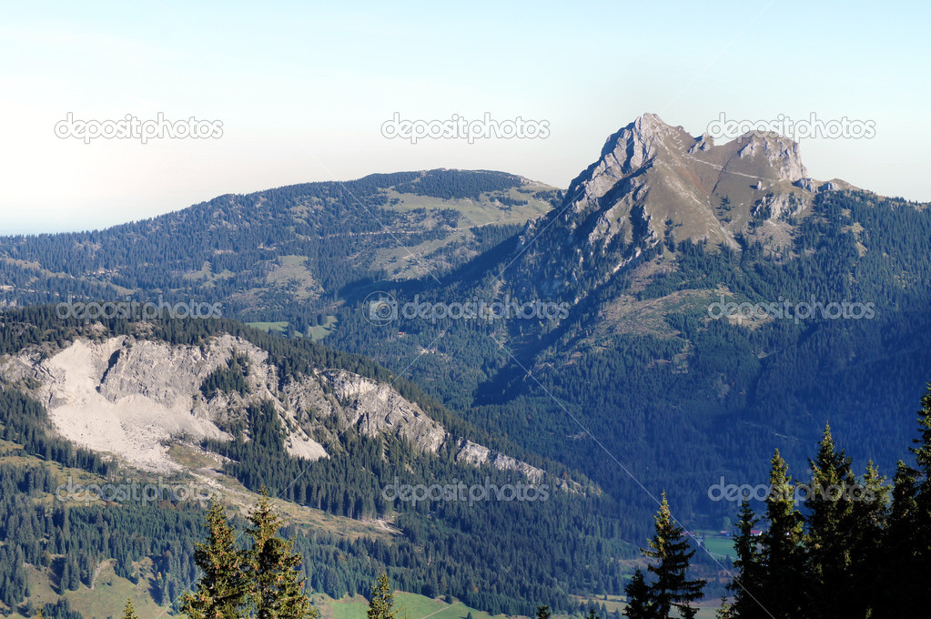 The Aggenstein in the Allgäu Alps in Tyrol