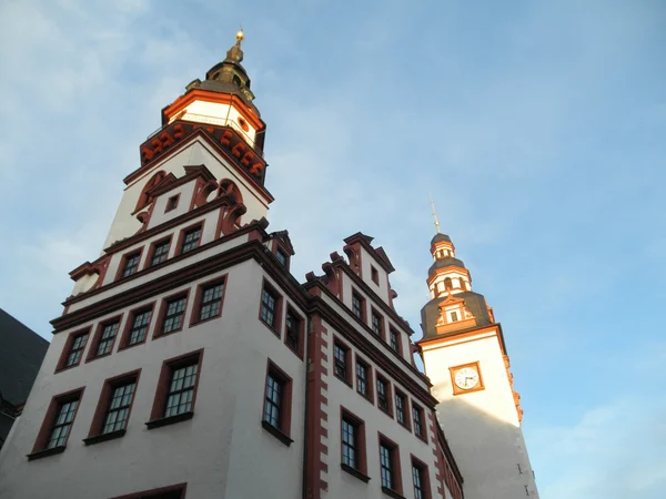 Town hall towers in Chemnitz — Stock Photo, Image