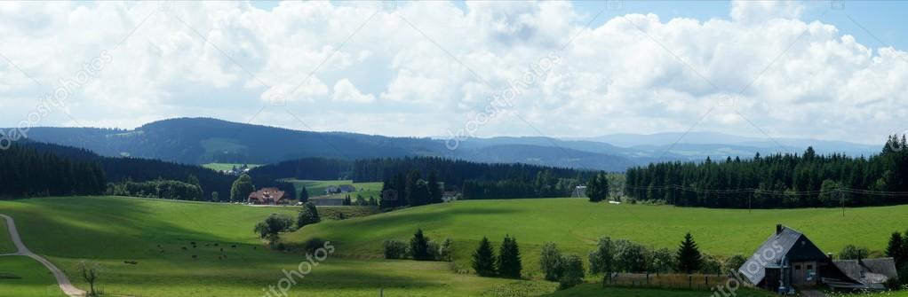 Panoramic of the northern Black Forest, Germany