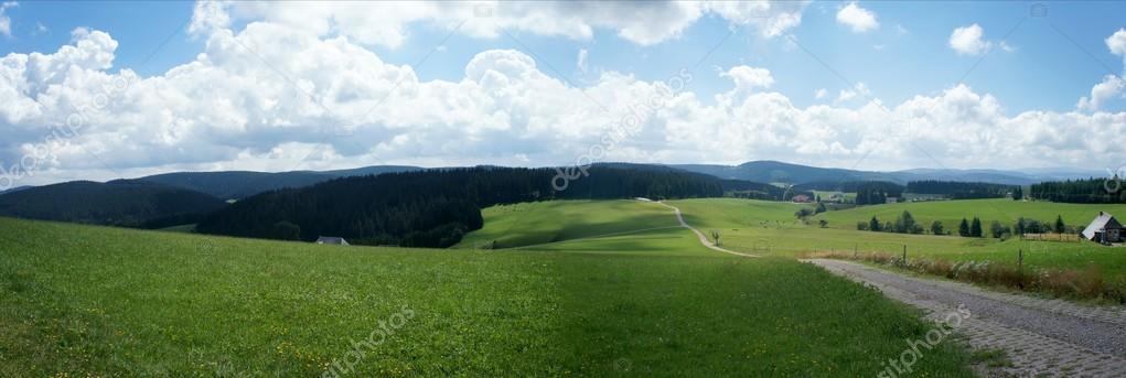 Panorama of the Black Forest, Germany