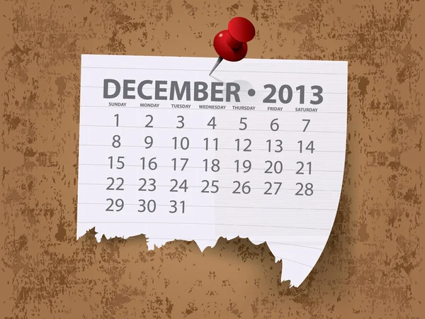 Calendar for 2013 — Stock Photo, Image