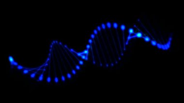 3D döndürme dna sarmal