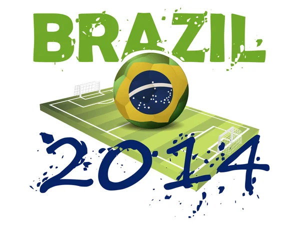 vektör çizimi Brezilya 2014
