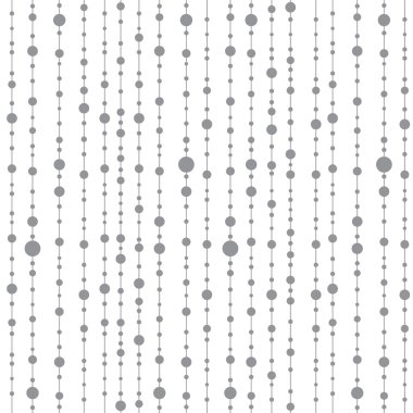 inci iplik ile Seamless modeli. vektör çizim.