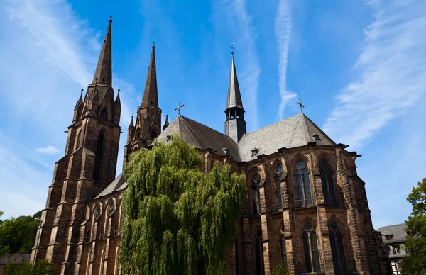 Kerk in marburg — Stockfoto