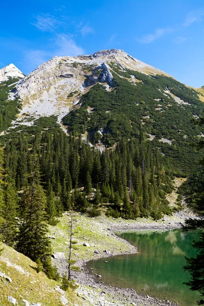 Soiernsee i góry — Zdjęcie stockowe