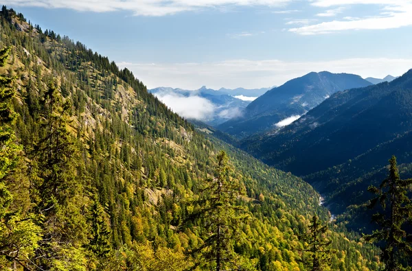 Blick auf die bayerischen Alpen — Stockfoto