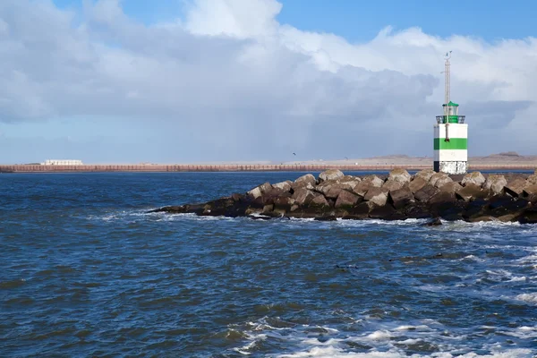 Lighthouse in North sea — Stock Photo, Image