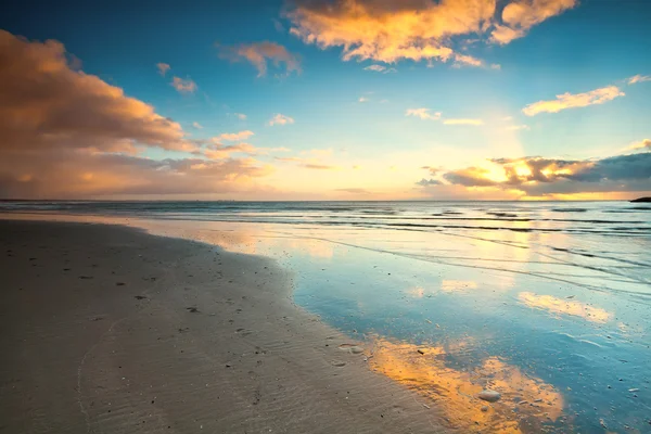 Puesta de sol sobre el mar del Norte —  Fotos de Stock