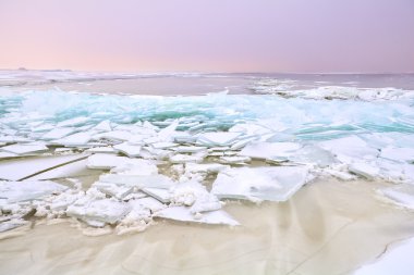 raf buzda donmuş IJmuiden, Hollanda