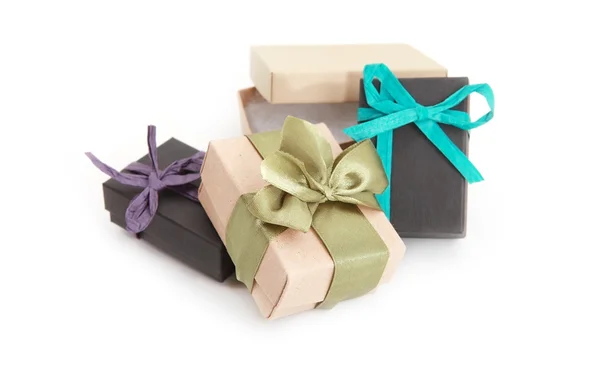 Few decorated gift boxes — Stock Photo, Image