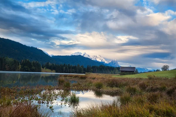 Rano nad jeziorem geroldsee — Zdjęcie stockowe