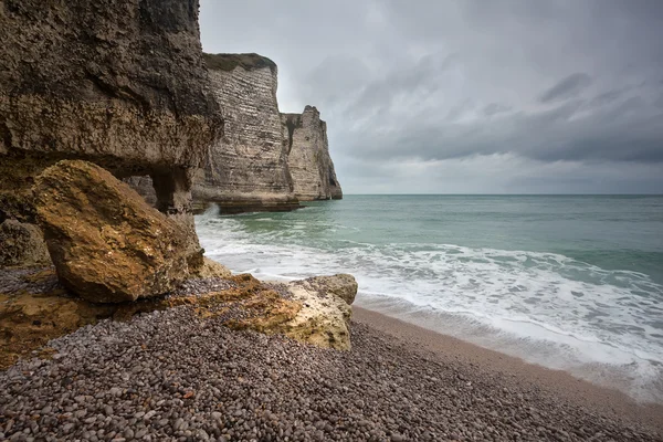 Pobřeží Atlantického oceánu ve Francii — Stock fotografie