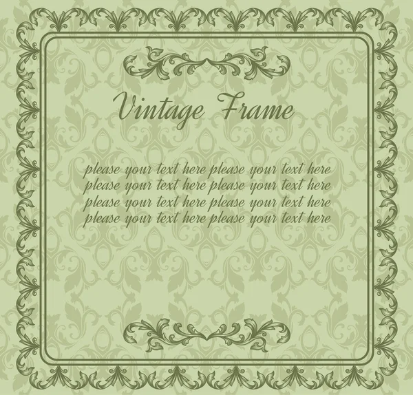 Vintage frame — Stock Vector