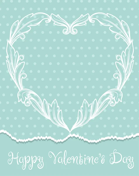 Vintage background valentine's day — Stock Vector