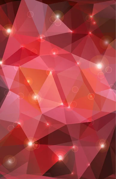 Красный абстрактный фон с эффектами — стоковый вектор