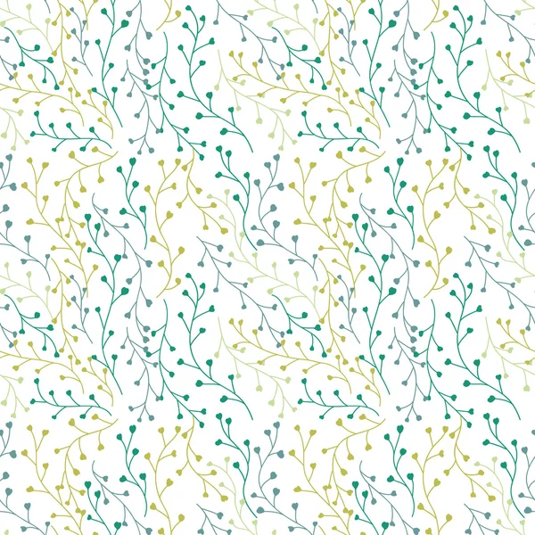 Pastel seamless floral pattern — Stock Vector