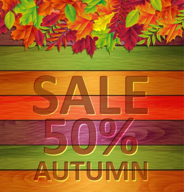 Sonbahar yapraklı arkaplan