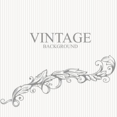 tasarım öğeleri ile antika arka plan