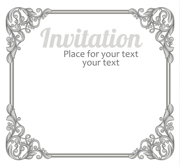 Vintage frame — Stock Vector