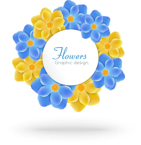 Floral πλαίσιο — Διανυσματικό Αρχείο