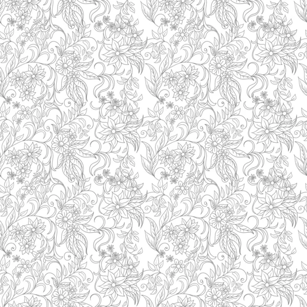 Floral Seamless Pattern — Stock Vector