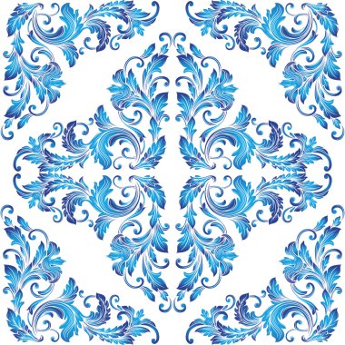 Vintage Victoria seamless modeli.