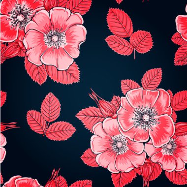 Kusursuz çiçek deseni