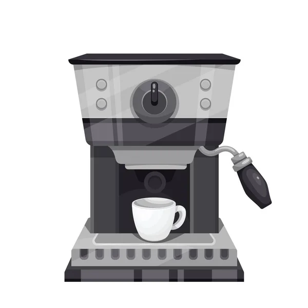 浓缩咖啡机咖啡机 — 图库矢量图片