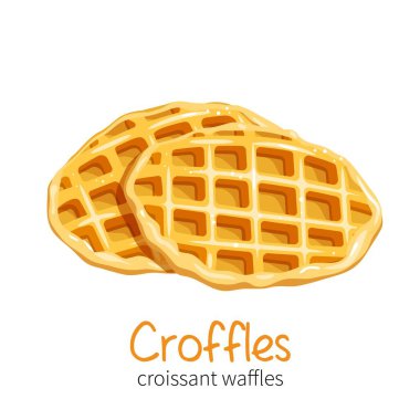 Croffle, Croissant Waffle, Kore pastası.
