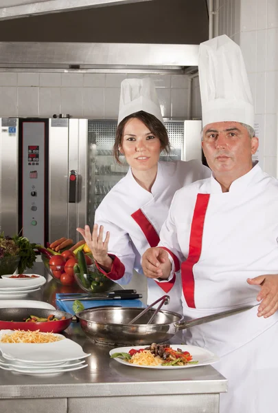 Two chefs — Stock Photo, Image