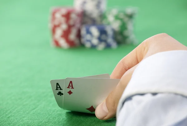 Ases de poker — Fotografia de Stock