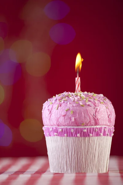 Birthday cupcake — Stock Photo, Image