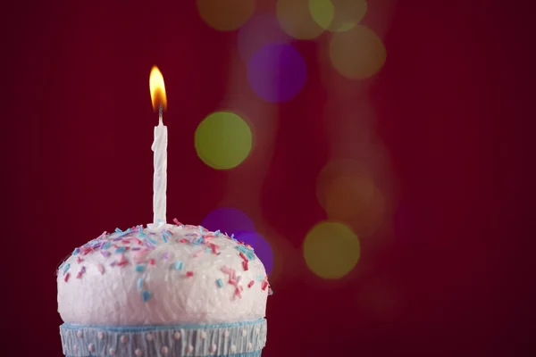 Birthday cupcake — Stock Photo, Image