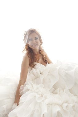 gülümseyen güzel gelin