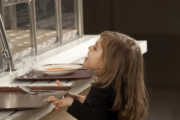 School cafeteria — Stock Photo, Image