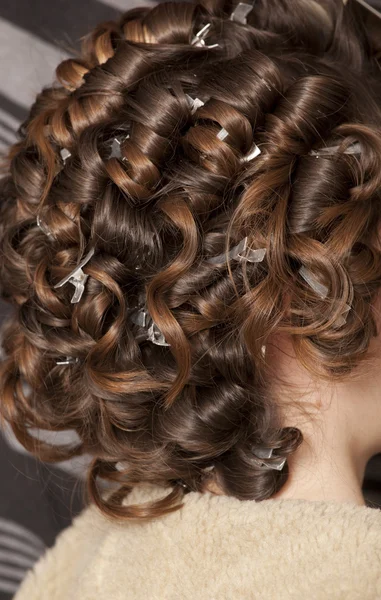 Capelli da sposa — Foto Stock