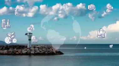 Çevre teknolojisi konsepti. Sürdürülebilir kalkınma hedefleri. SDG 'ler.