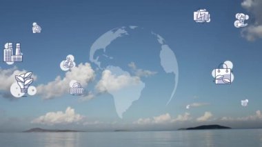 Çevre teknolojisi konsepti. Sürdürülebilir kalkınma hedefleri. SDG 'ler.