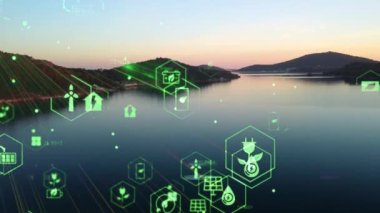 Çevre teknolojisi konsepti. Sürdürülebilir kalkınma hedefleri. SDG 'ler.