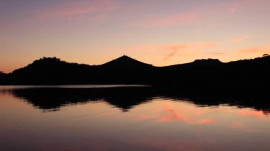 Ayvalik 'te gün batımı sakin 