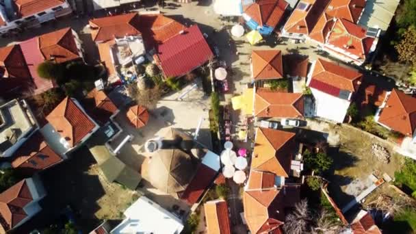Seferihisar Sigacik drone shot, IZMIR, TURQUIA — Vídeo de Stock