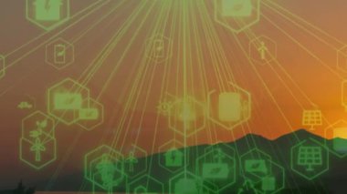 Çevre teknolojisi konsepti. Sürdürülebilir kalkınma hedefleri. SDG 'ler.