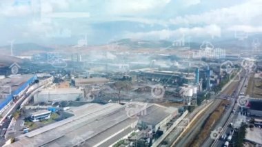 Endüstriyel teknoloji. İletişim ağı. Endüstriyel 4.0. Fabrika otomasyonu.