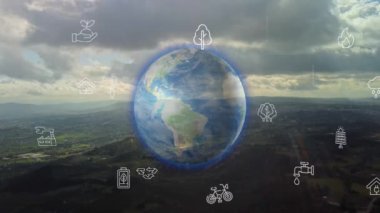 Çevre teknolojisi konsepti. Sürdürülebilir kalkınma hedefleri. SDG 'ler.