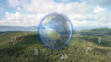 Çevre teknolojisi konsepti. Sürdürülebilir kalkınma hedefleri. SDG 'ler.