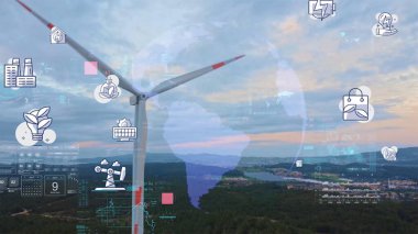 Çevre teknolojisi konsepti. Sürdürülebilir kalkınma hedefleri. SDG 'ler.