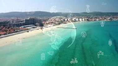 Çevre teknolojisi konsepti. Sürdürülebilir kalkınma hedefleri. SDG 'ler.