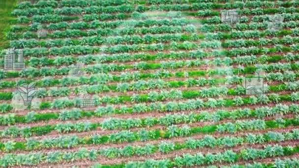 Miljöteknikkoncept. Mål för hållbar utveckling. Hållbarhetsmål. — Stockvideo